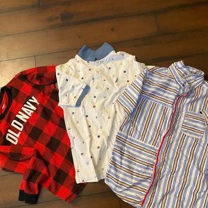Boys 3 pack bundle shirts